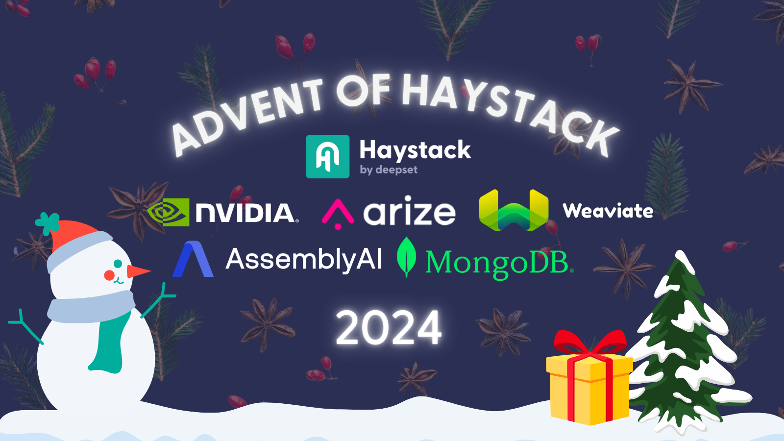 宣布 2024 年 Haystack 圣诞倒计时 🎄